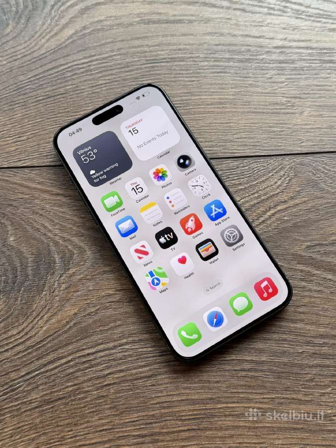 Apple iPhone 15 Pro Max 512gb Black Titanium - nuotraukos Nr. 4