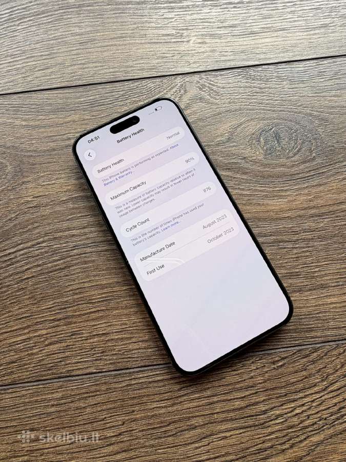 Apple iPhone 15 Pro Max 512gb Black Titanium - nuotraukos Nr. 7