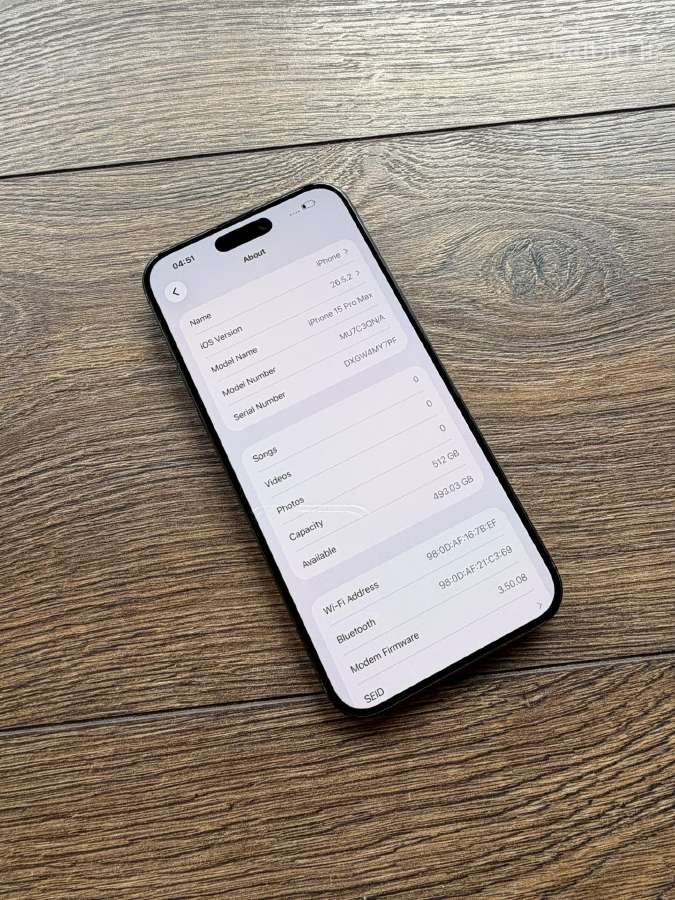 Apple iPhone 15 Pro Max 512gb Black Titanium - nuotraukos Nr. 8
