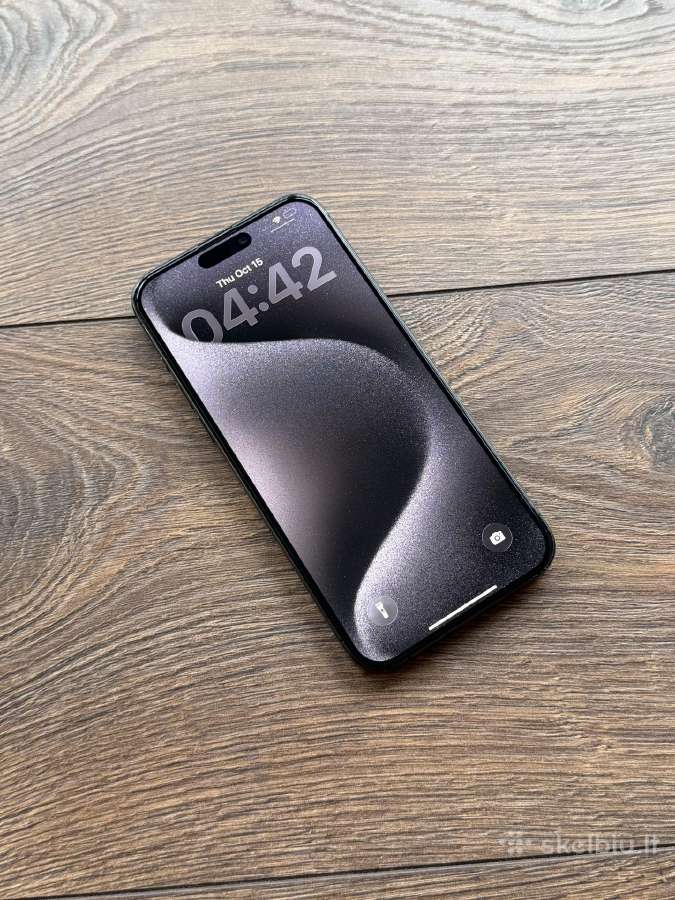 Apple iPhone 15 Pro Max 256gb Black Titanium - nuotraukos Nr. 3