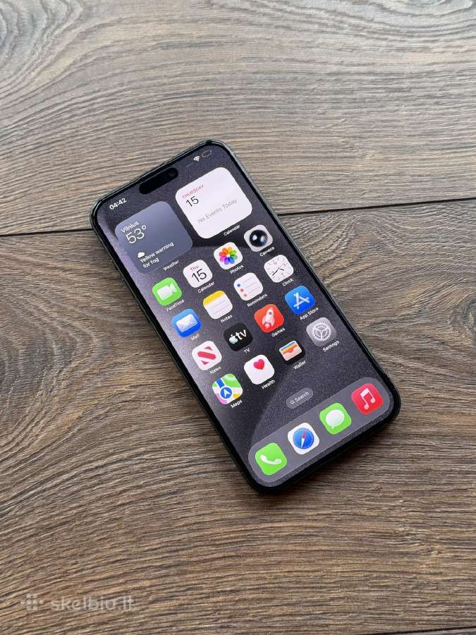 Apple iPhone 15 Pro Max 256gb Black Titanium - nuotraukos Nr. 4