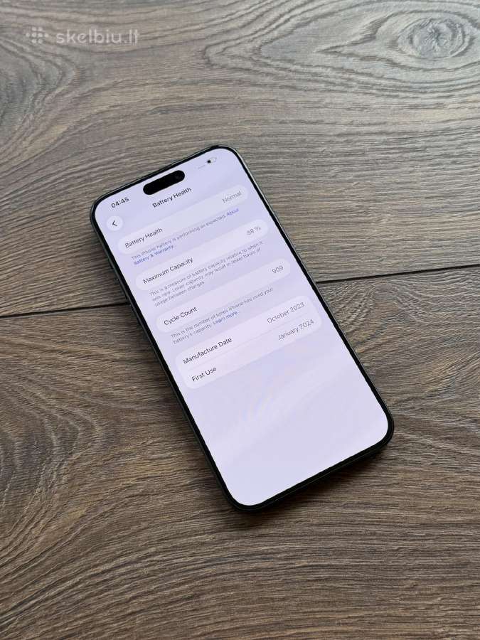 Apple iPhone 15 Pro Max 512gb Blue Titanium - nuotraukos Nr. 7