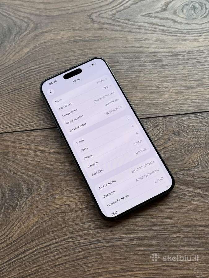 Apple iPhone 15 Pro Max 512gb Blue Titanium - nuotraukos Nr. 8