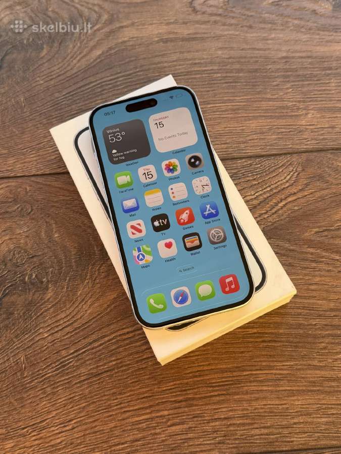 Apple iPhone 15 128gb Blue - nuotraukos Nr. 4