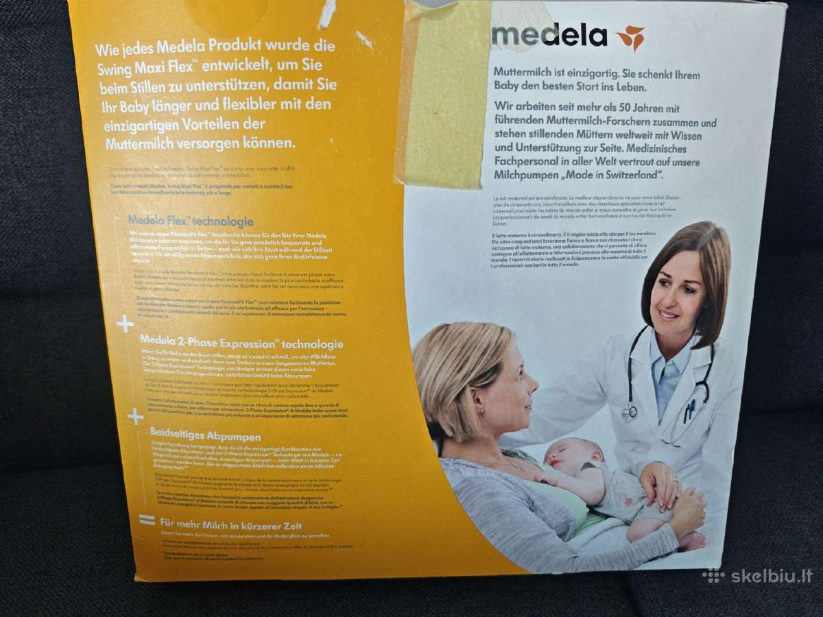 Medela Swing Flex dvigubas elektrinis pientraukis - nuotraukos Nr. 7