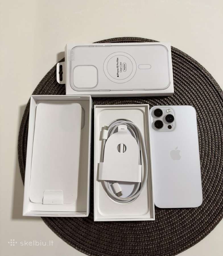 Apple iPhone 16 Pro Max 256gb White Titanium - nuotraukos Nr. 2