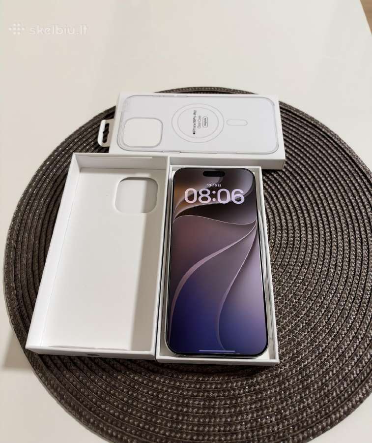 Apple iPhone 16 Pro Max 256gb White Titanium - nuotraukos Nr. 3