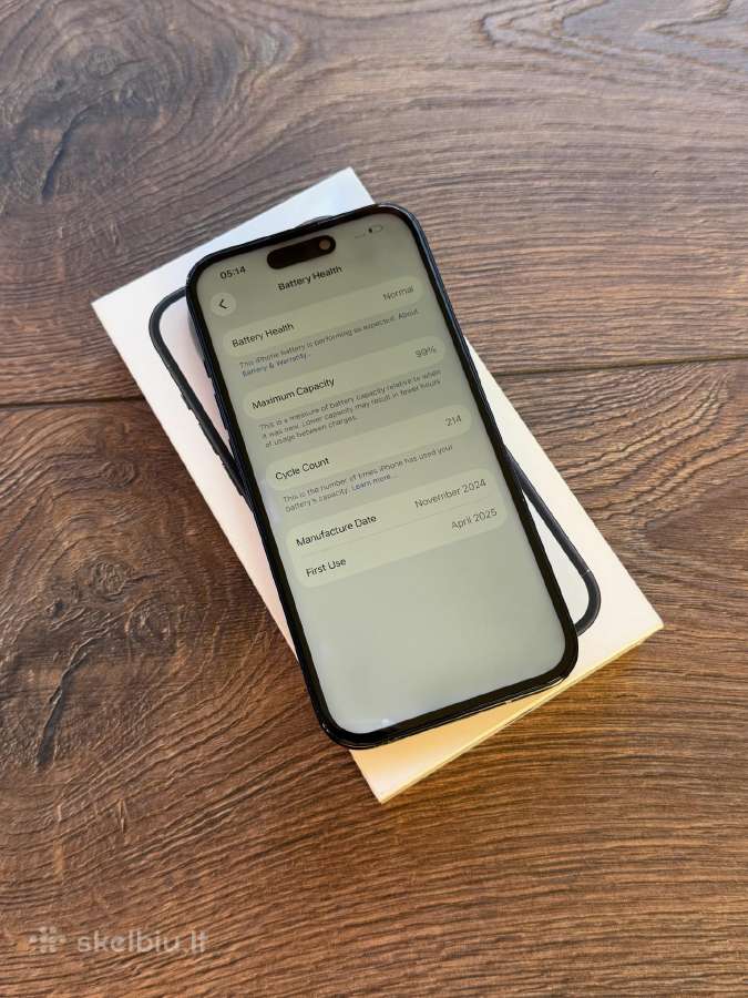 Apple iPhone 15 128gb Black - nuotraukos Nr. 6
