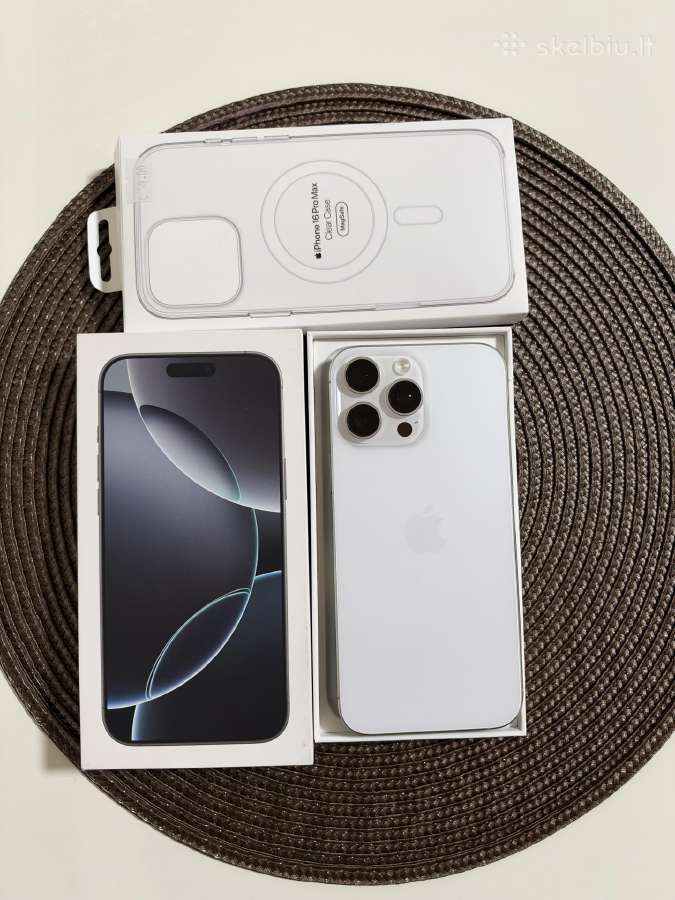 Apple iPhone 16 Pro Max 256gb White Titanium - nuotraukos Nr. 4