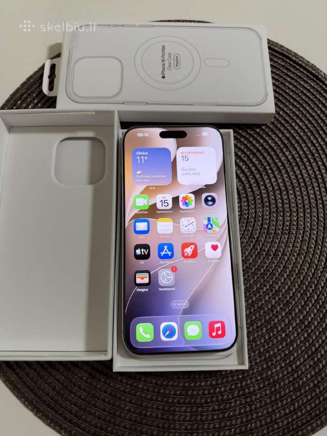 Apple iPhone 16 Pro Max 256gb White Titanium - nuotraukos Nr. 6