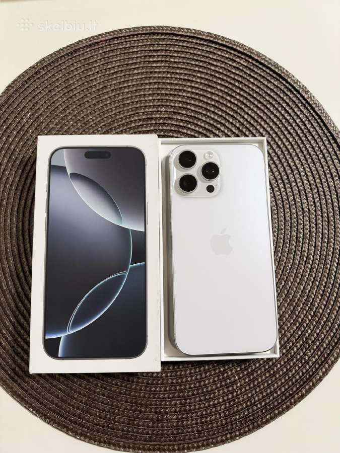 Apple iPhone 16 Pro Max 256gb White Titanium - nuotraukos Nr. 7