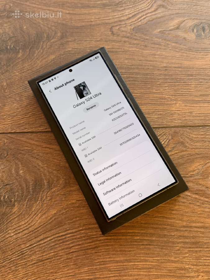 Samsung Galaxy S24 Ultra 256gb Titanium Black - nuotraukos Nr. 8