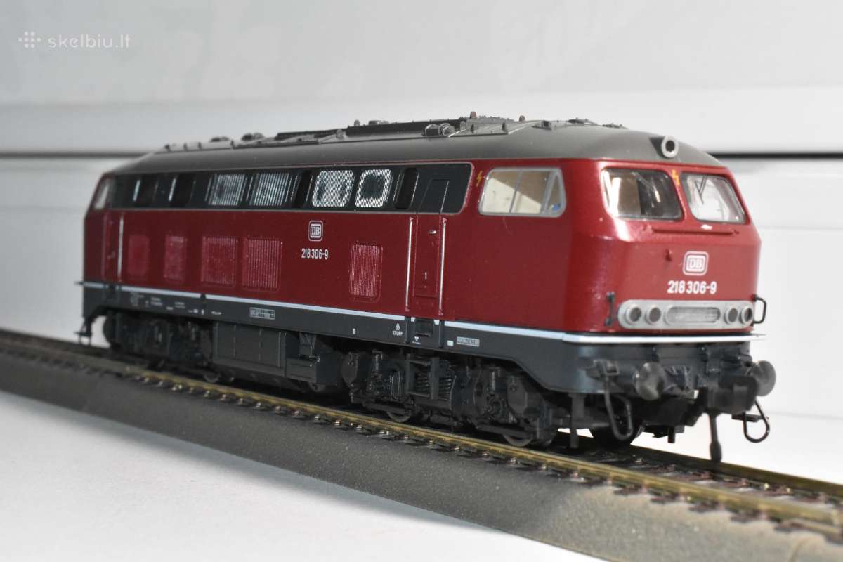 Fleischmann dyzelinis lokomotyvas Br 218 - nuotraukos Nr. 3