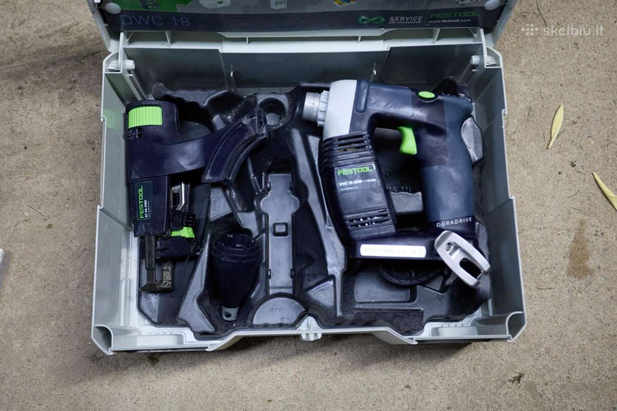 Festool duradrive Gipso kartono juostinis suktukas - nuotraukos Nr. 2