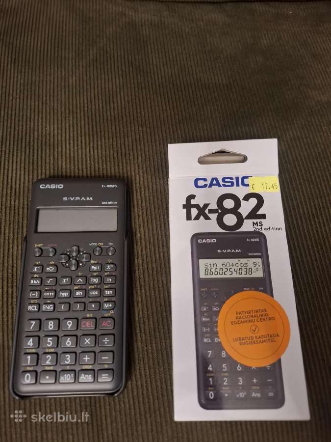 Skaičiuotuvas Casio fx-82 Ms 2nd edition - nuotraukos Nr. 2