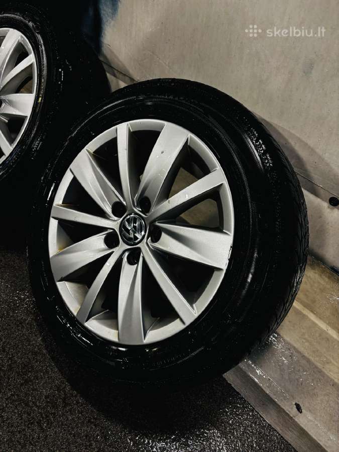 Parduodamas VW R16 ratų komplektas su žieminėmis - nuotraukos Nr. 2