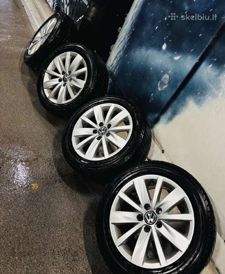 Parduodamas VW R16 ratų komplektas su žieminėmis - nuotraukos Nr. 3