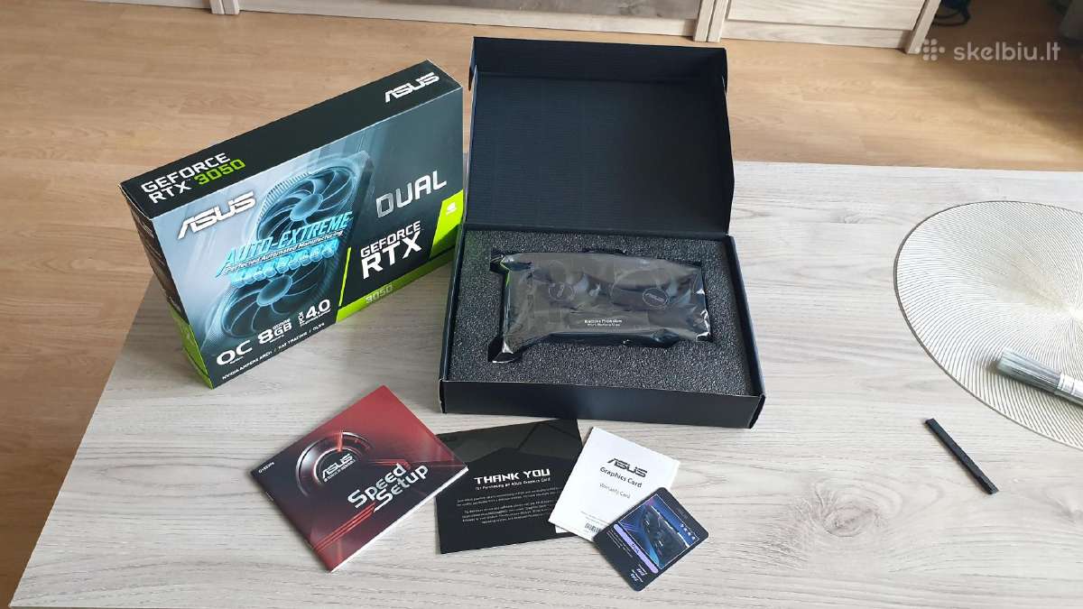 Asus Dual Rtx 3050 Oc 8gb - nuotraukos Nr. 8