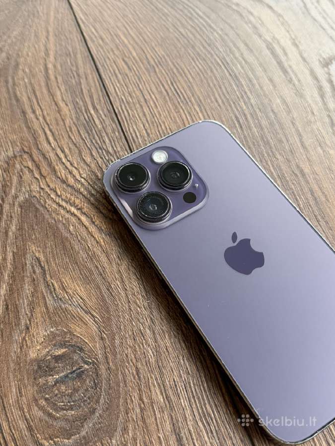 Apple iPhone 14 Pro 128gb Deep Purple BH:100% - nuotraukos Nr. 2