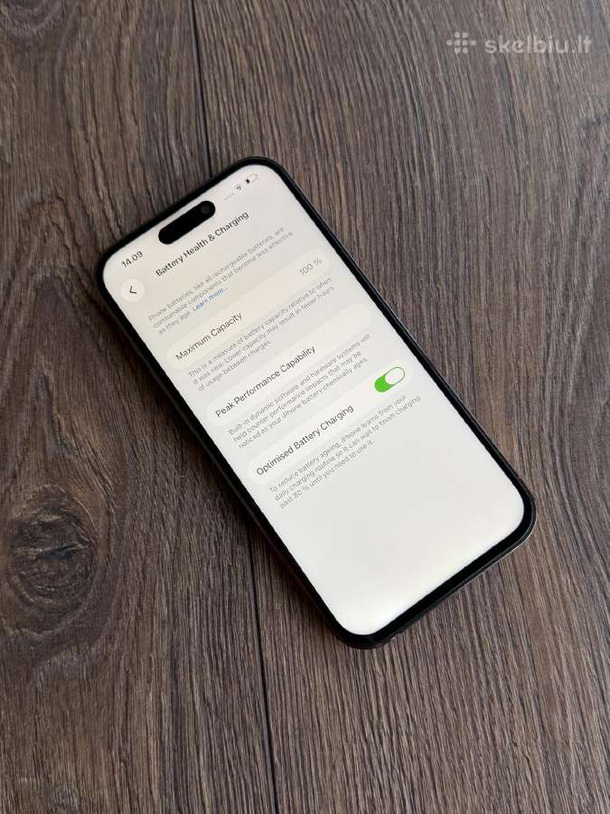 Apple iPhone 14 Pro Deep Purple 10/10 BH:100% - nuotraukos Nr. 6