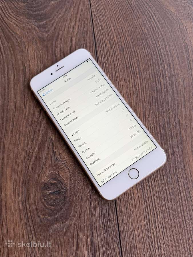 Apple iPhone 6s Plus 32gb Gold - nuotraukos Nr. 7
