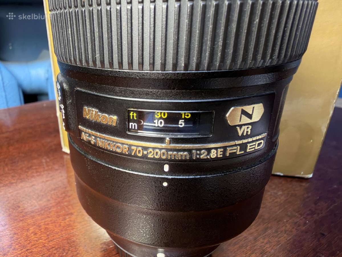 Af-s Nikkor 70-200mm 1:2.8e Fl Ed Vr - nuotraukos Nr. 2