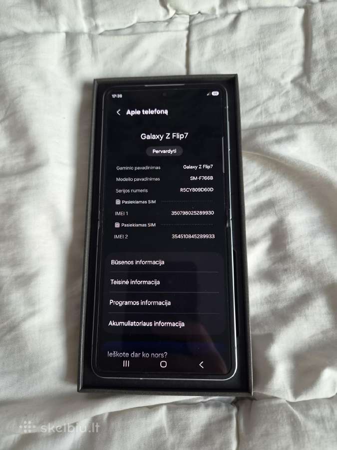 Samsung Galaxy Z Flip7 12 GB / 256 GB - nuotraukos Nr. 11