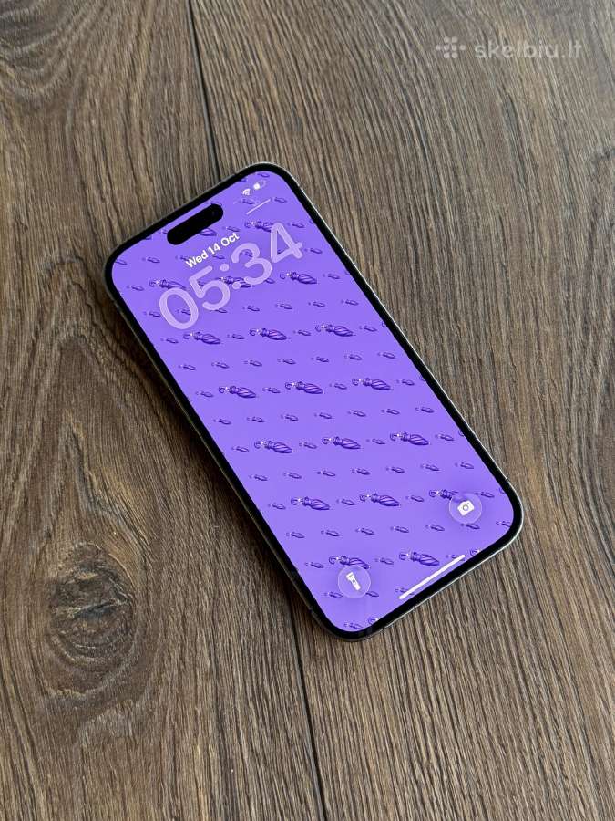Apple iPhone 14 Pro 256gb Deep Purple BH:100% - nuotraukos Nr. 4