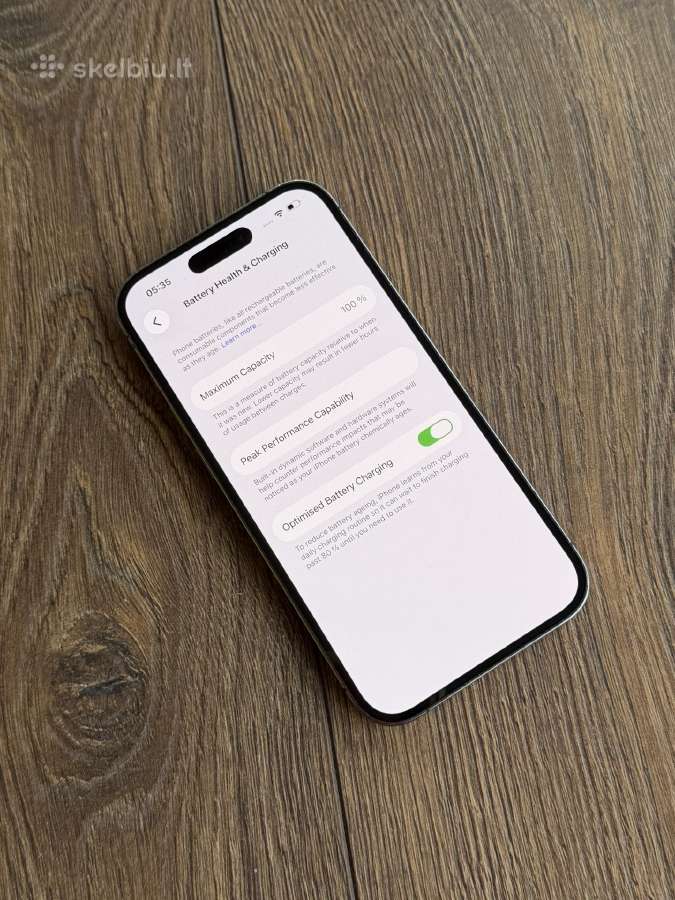 Apple iPhone 14 Pro 256gb Deep Purple BH:100% - nuotraukos Nr. 8