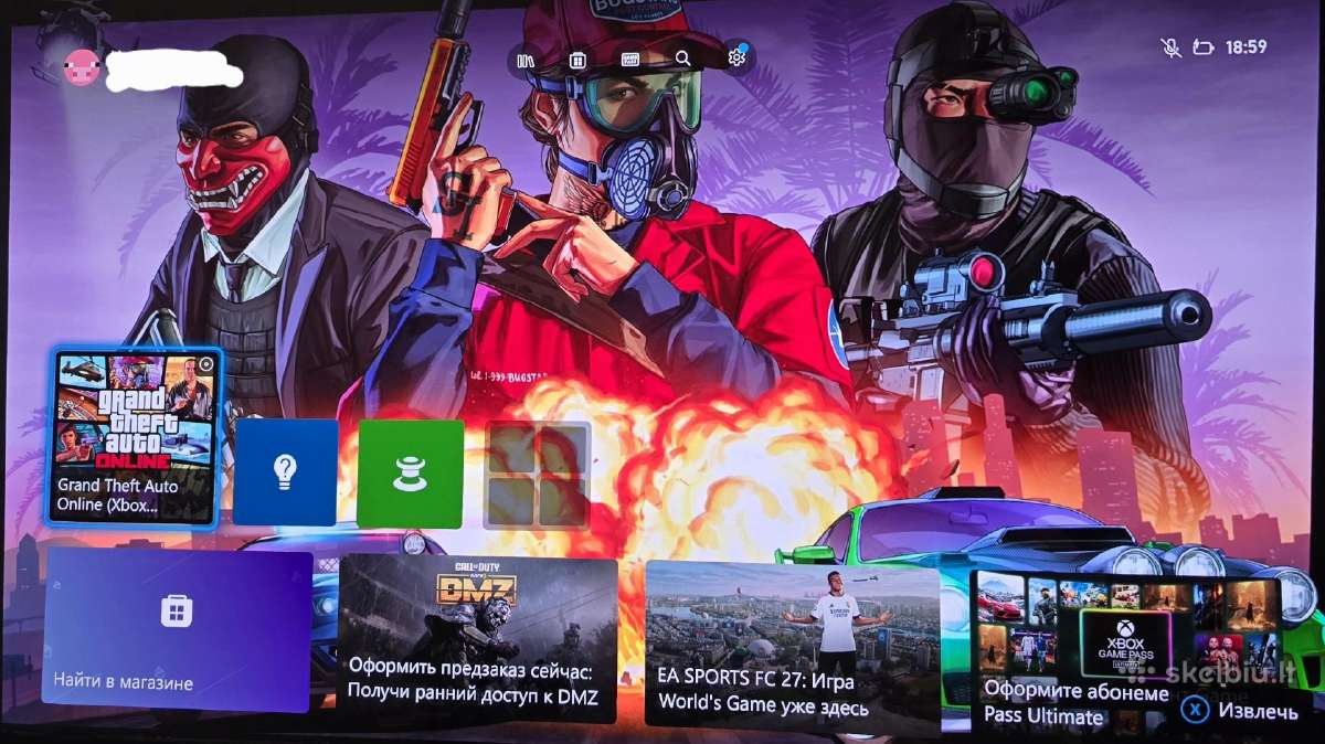 Xbox Series X 1tb+gtav - nuotraukos Nr. 5