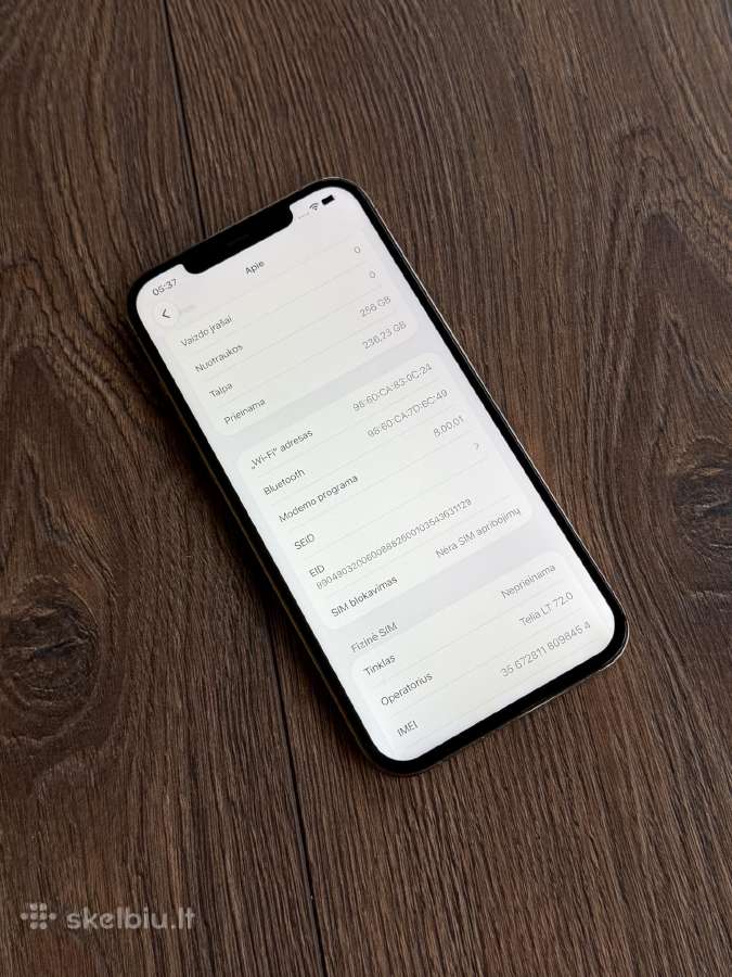 Apple iPhone 12 Pro Max 256gb Gold - nuotraukos Nr. 8