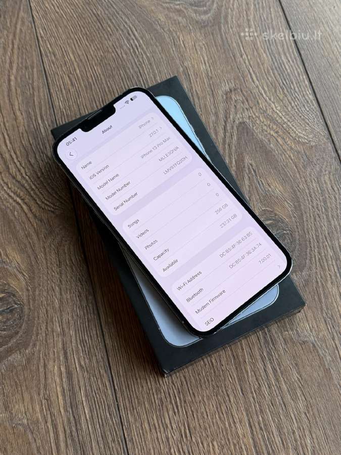 Apple iPhone 13 Pro Max 256gb Sierra Blue - nuotraukos Nr. 8