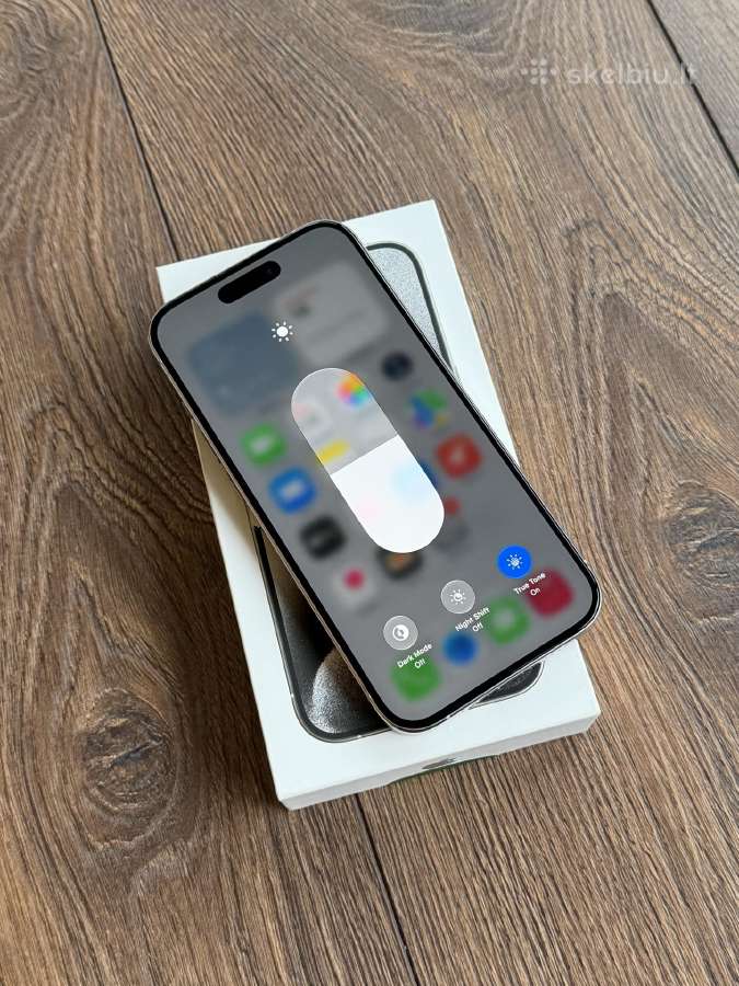 Apple iPhone 15 Pro 256gb White Titanium - nuotraukos Nr. 5