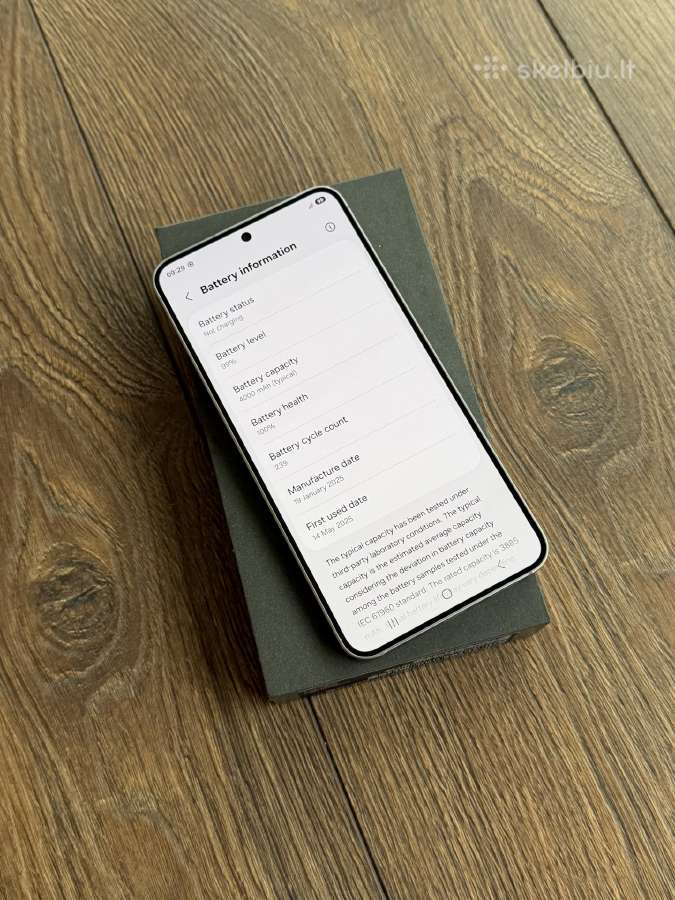 Samsung Galaxy S25 128gb Silver Shadow - nuotraukos Nr. 9
