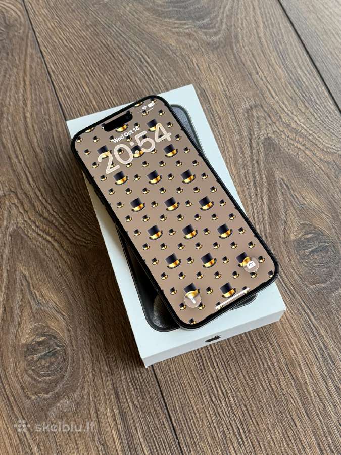 Apple iPhone 15 Pro 128gb Black Titanium - nuotraukos Nr. 2