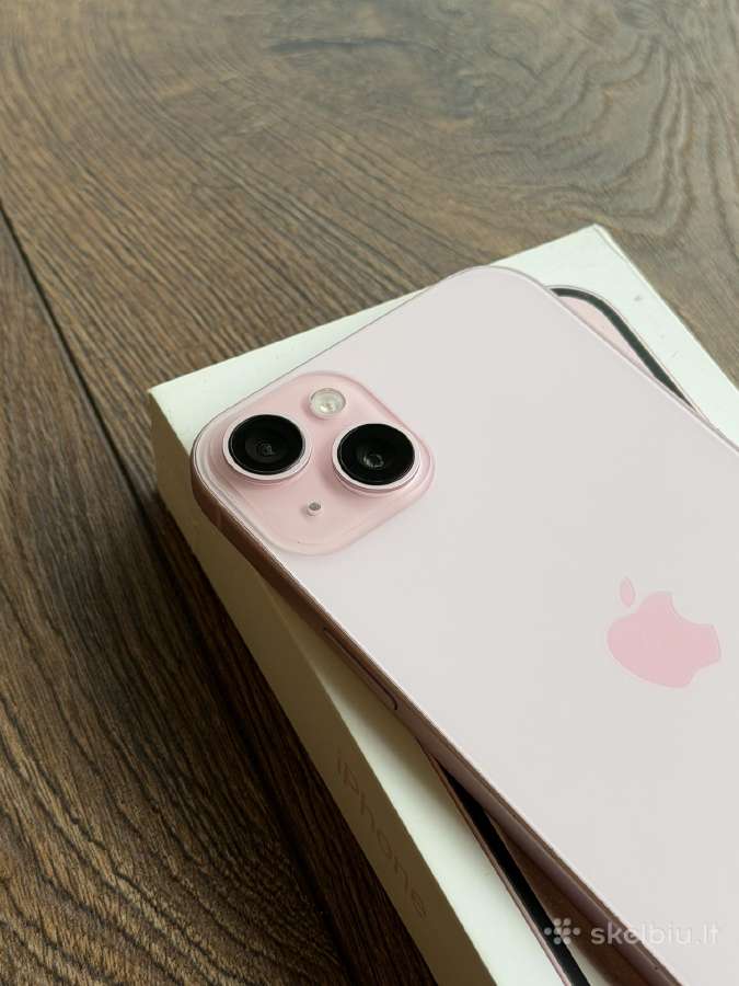 Apple iPhone 15 Plus 128gb Pink BH: 100% - nuotraukos Nr. 2
