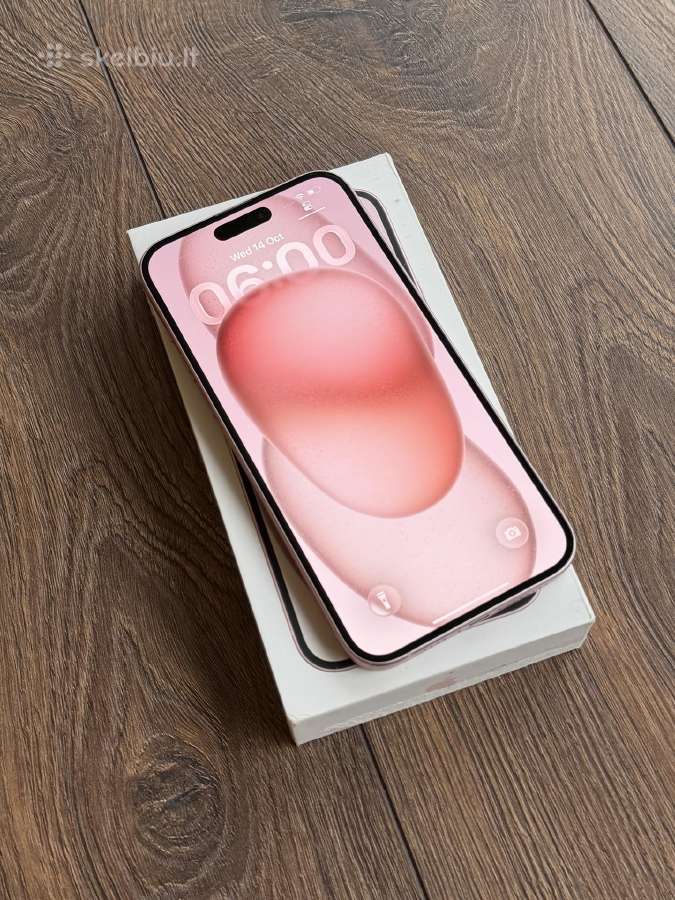 Apple iPhone 15 Plus 128gb Pink BH: 100% - nuotraukos Nr. 3