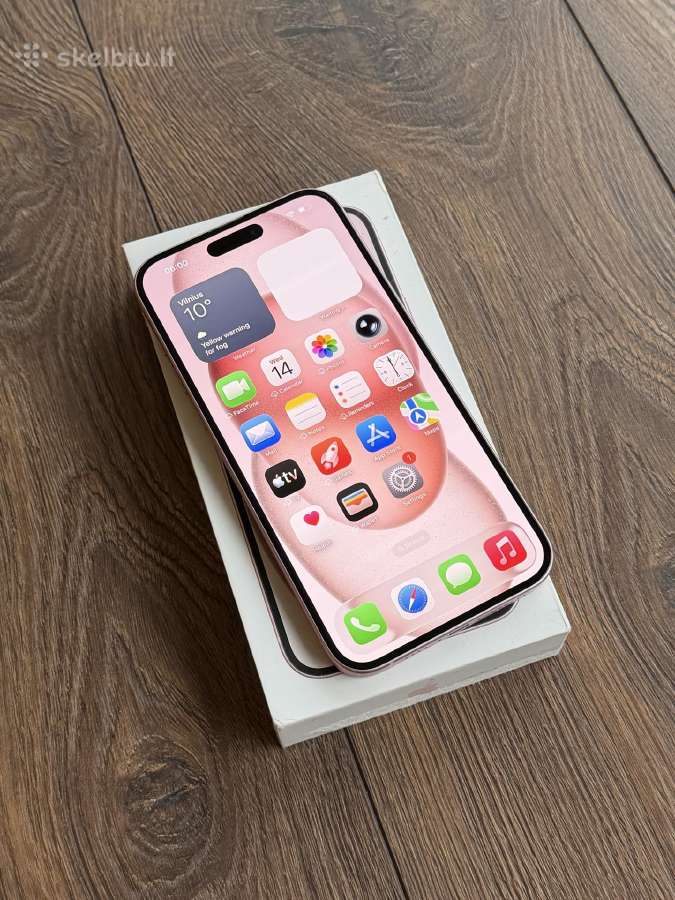 Apple iPhone 15 Plus 128gb Pink BH: 100% - nuotraukos Nr. 4