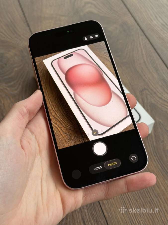 Apple iPhone 15 Plus 128gb Pink BH: 100% - nuotraukos Nr. 9