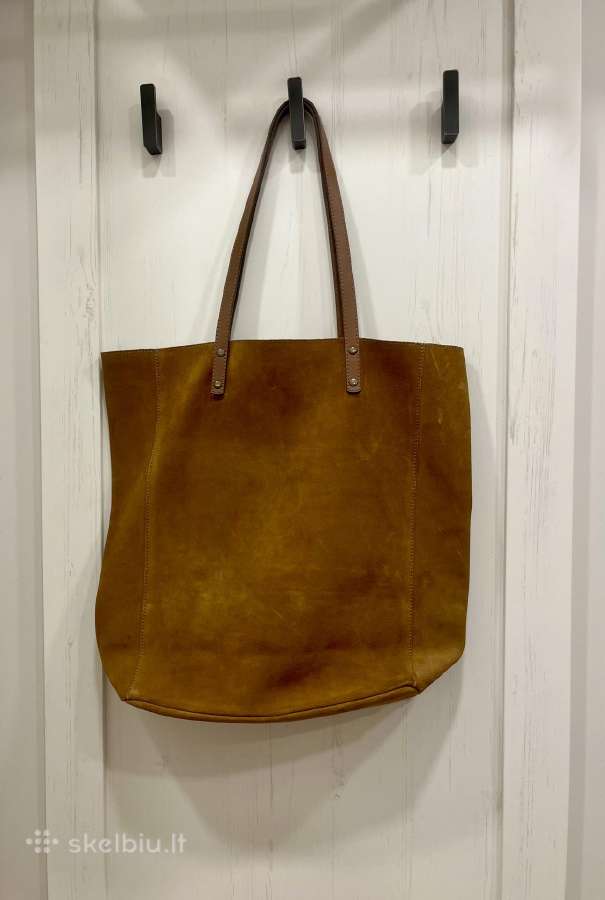 Massimo Dutti verstos odos (zomšinė) shopper - nuotraukos Nr. 2