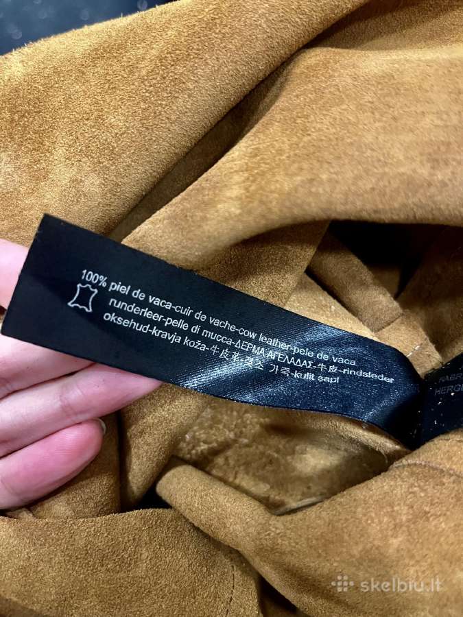 Massimo Dutti verstos odos (zomšinė) shopper - nuotraukos Nr. 5