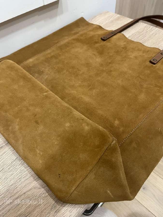 Massimo Dutti verstos odos (zomšinė) shopper - nuotraukos Nr. 7