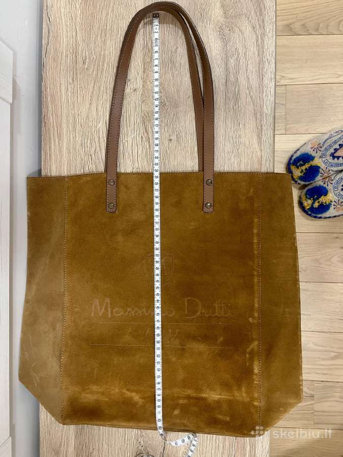 Massimo Dutti verstos odos (zomšinė) shopper - nuotraukos Nr. 9
