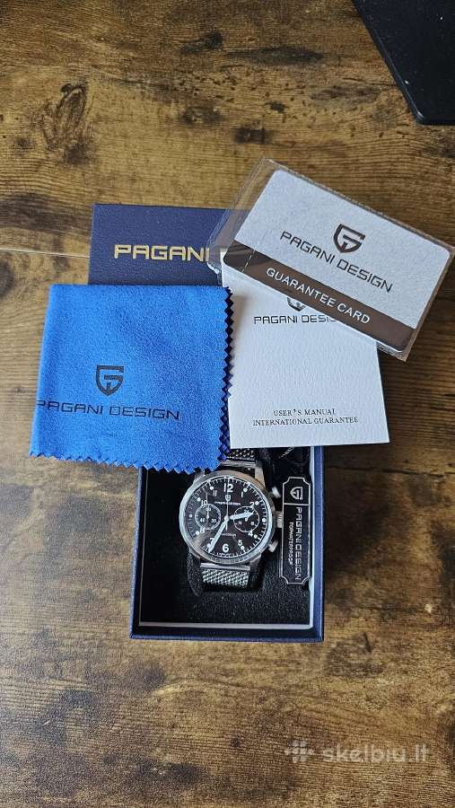 Kvarcinis laikrodis Pagani Design Pd-1708 su chron - nuotraukos Nr. 17