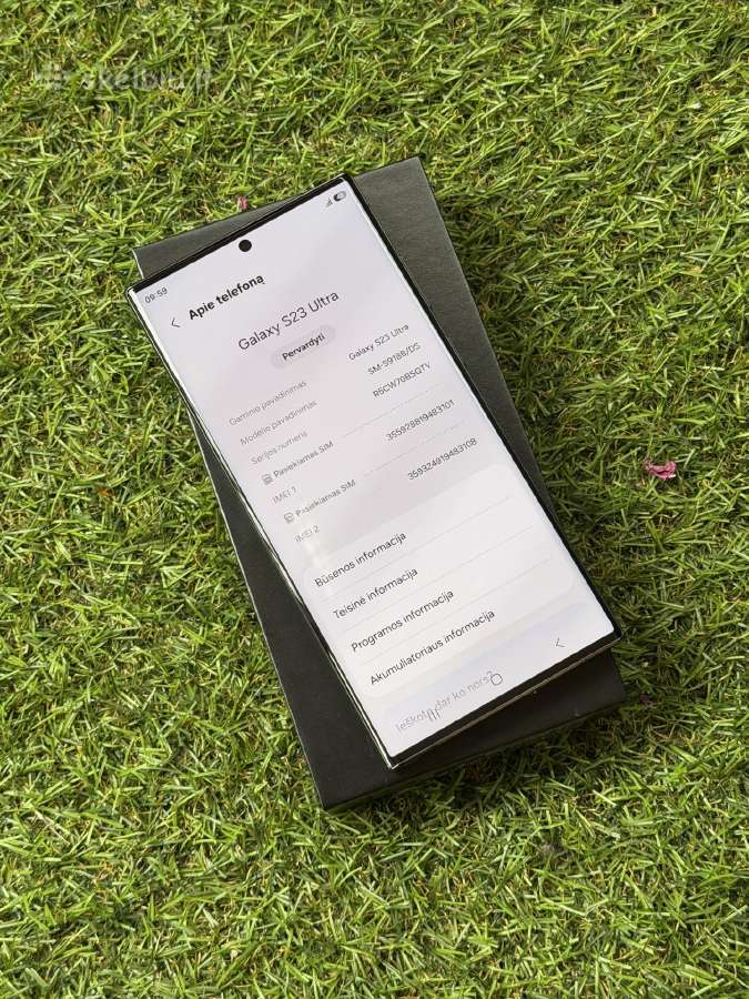 Samsung Galaxy S23 Ultra 256gb Black - nuotraukos Nr. 6