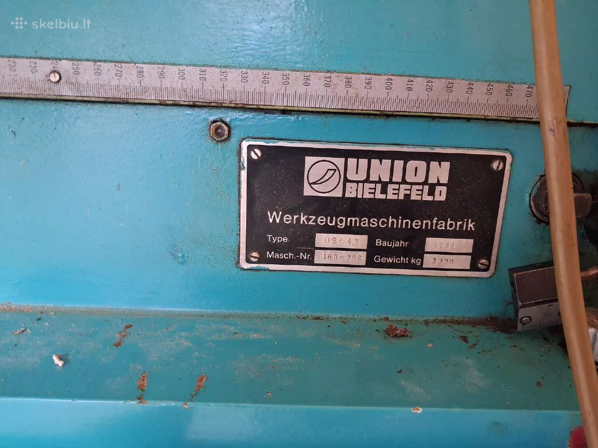 Universalios meralo frezavimo staklės Union - nuotraukos Nr. 5