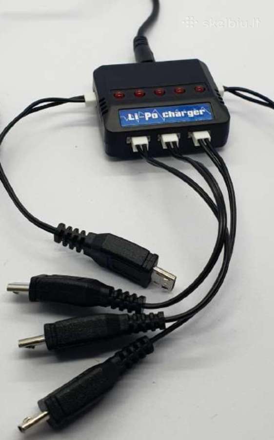 Usb Lipo kroviklis su 4 išėjimais 3,7 V - nuotraukos Nr. 5