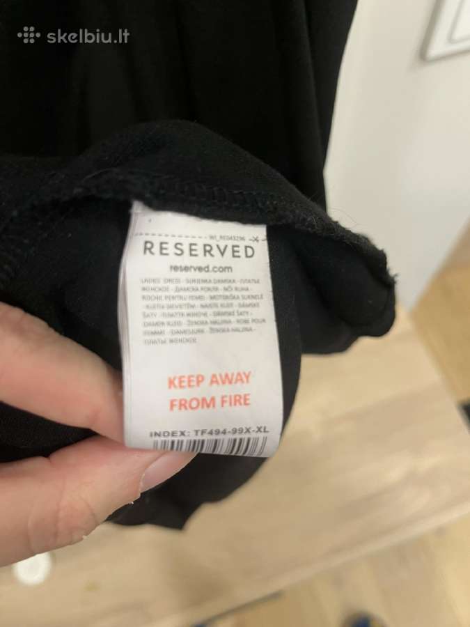 Reserved juoda suknelė - nuotraukos Nr. 4