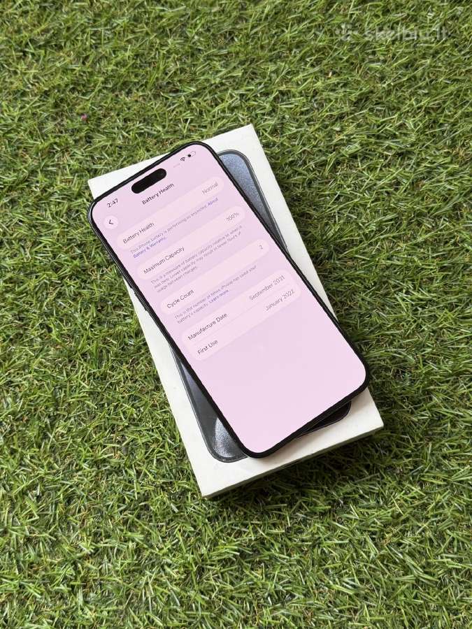 Apple iPhone 15 Pro Max 256gb Blue Titanium - nuotraukos Nr. 7