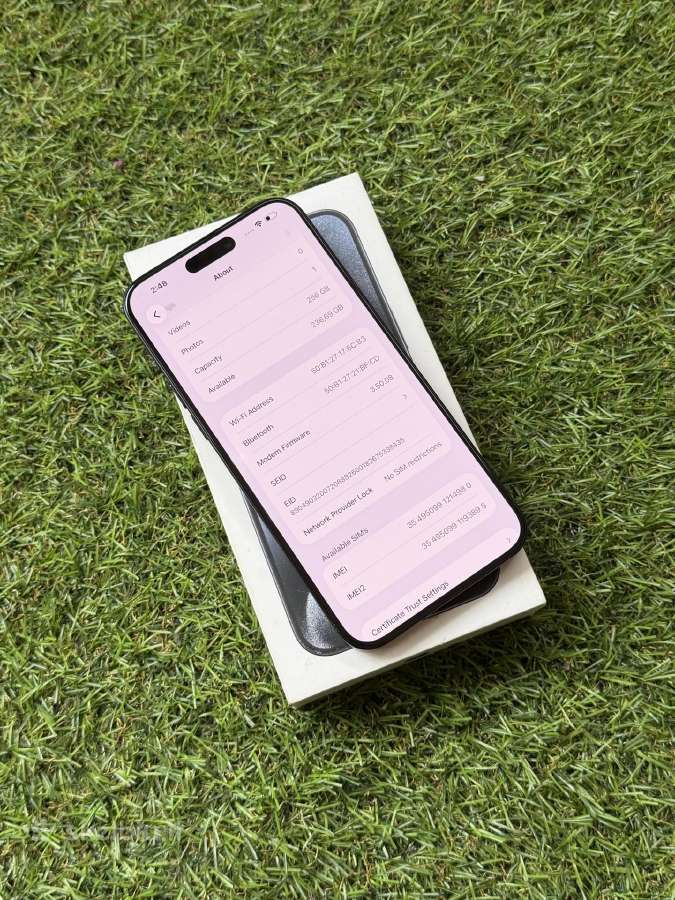 Apple iPhone 15 Pro Max 256gb Blue Titanium - nuotraukos Nr. 8